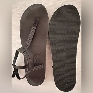 Rainbow Flip Flops Size Large